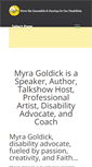 Mobile Screenshot of myragoldick.com